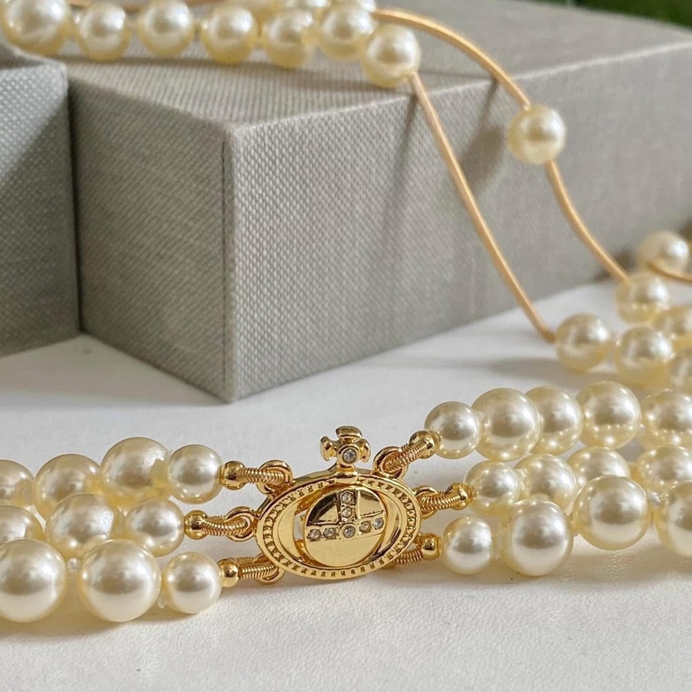 Vivienne Westwood Broken Pearl Necklace - Picture 6 of 14